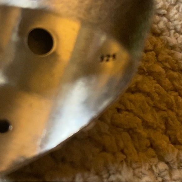 Indonesian Sea Fossil Coral + Smoky Quartz  vintage handcrafted ring - Picture 8 of 12